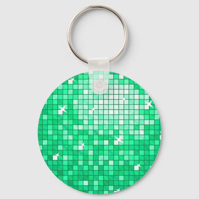 Chaveiro Azulejos "Jade" de Disco (Frente)