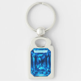 Chaveiro Azure Heart Stone