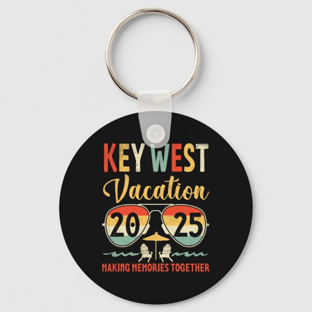 Chaveiro B2compro Feliz Nova Trip Key West Vacation 2025 Ma (Frente)