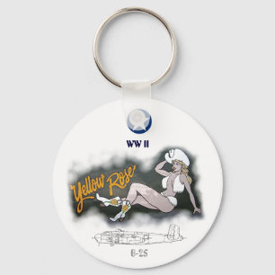 Chaveiro B-25 Mitchell Bomber Nose Art