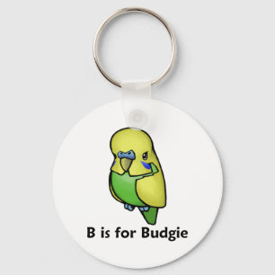 Chaveiro B é para Budgie