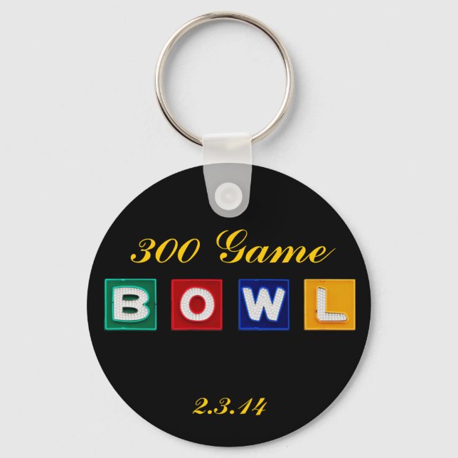 Chaveiro B O W L Cartas (Frente)