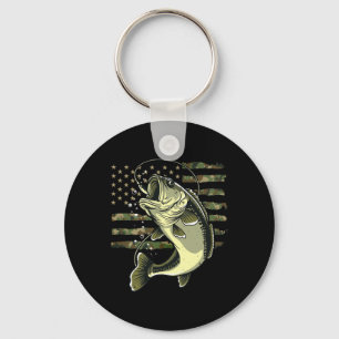 Chaveiro B Pesca De Peixes Usa Bandeira Americana Pesca De 