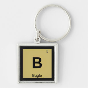 Chaveiro B - Símbolo de Mesa Periódica de Química de Mú