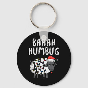 Chaveiro Baaah Humbug Sheep Xmas Diversão de Luzes Anti Nat