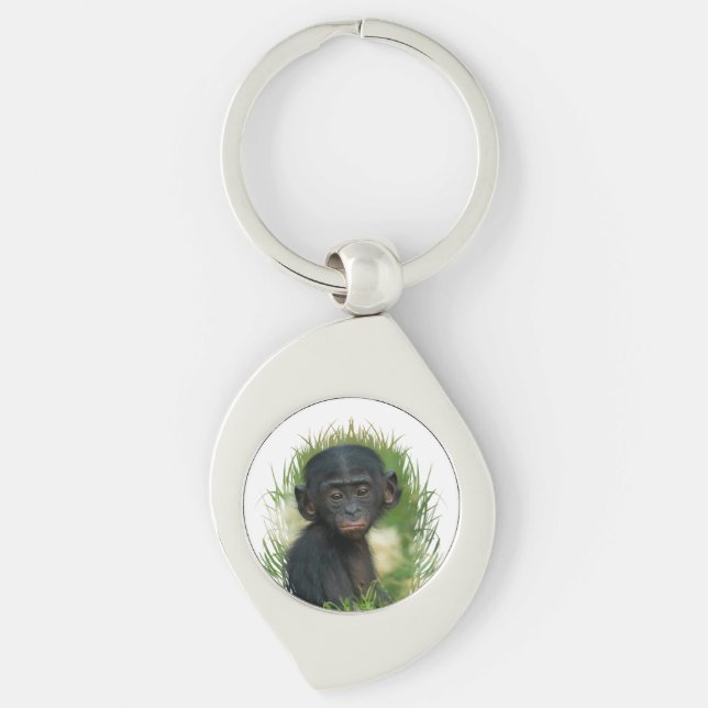 Chaveiro Baby Ape In Grass (Frente)