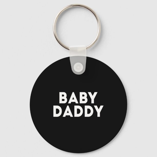 Chaveiro Baby Daddy Funny New &amp; Expecting Dads Father's (Frente)