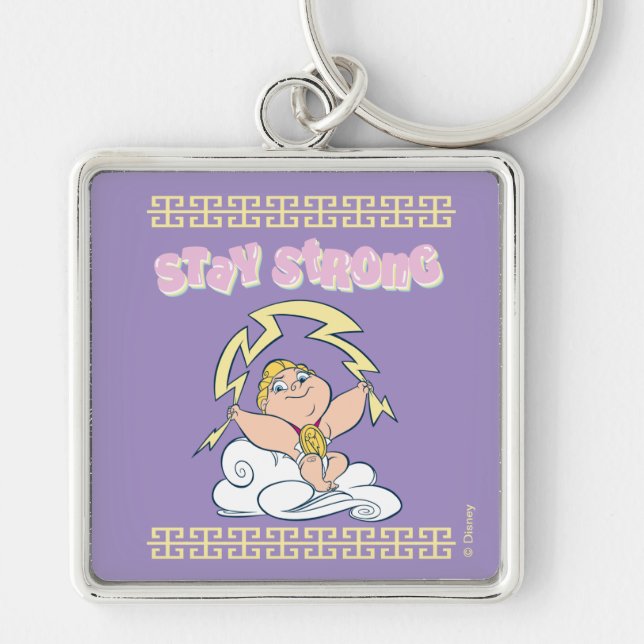 Chaveiro Baby Hercules - Stay Strong Keychain (Frente)