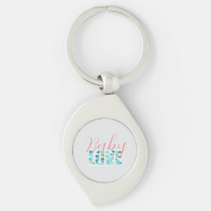 Chaveiro Baby Love Key Chain Chá de fraldas Moderno
