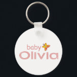 Chaveiro Baby Olivia<br><div class="desc">Perfect gift for baby shower,  birthday,  Christmas and many other occasions!</div>