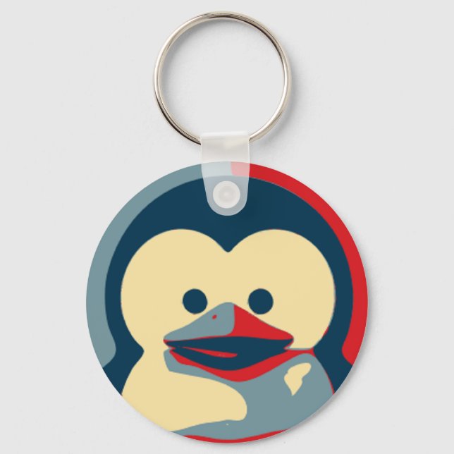 Chaveiro Baby Tux Linux (Frente)