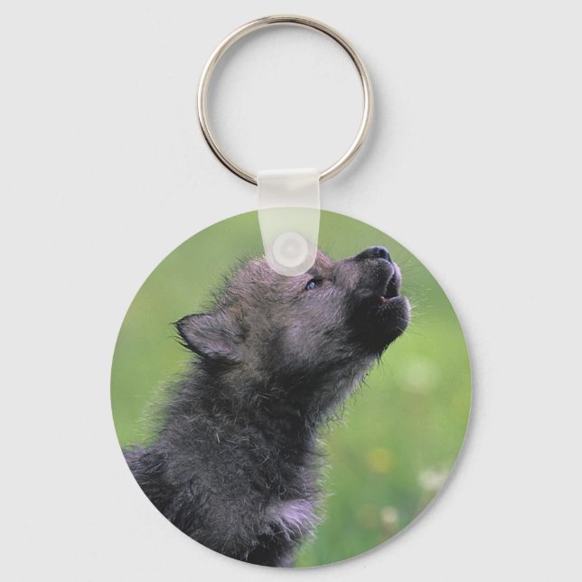Chaveiro Baby Wolf Howls (Frente)