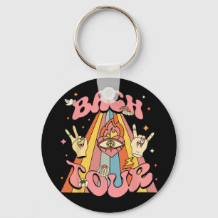 Chaveiro Bach Tour 70s Hippie Bride Bridesmaid Retro Bachel