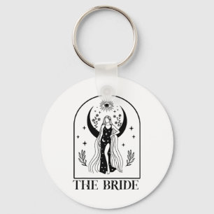 Chaveiro Bachelorette de Casamento Gótico da Noiva Coven