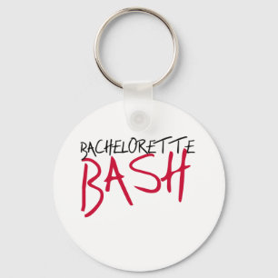 Chaveiro Bachelorette preto/vermelho Bash