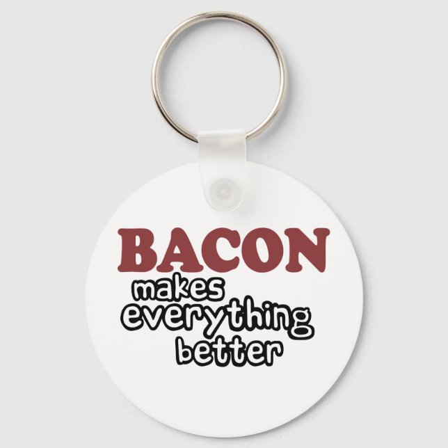 Chaveiro bacon melhora tudo (Frente)