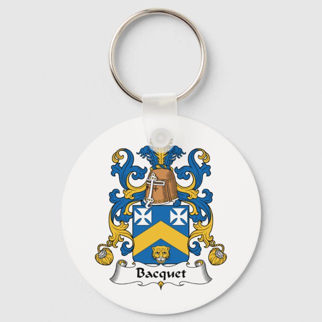 Chaveiro Bacquet Family Crest (Frente)