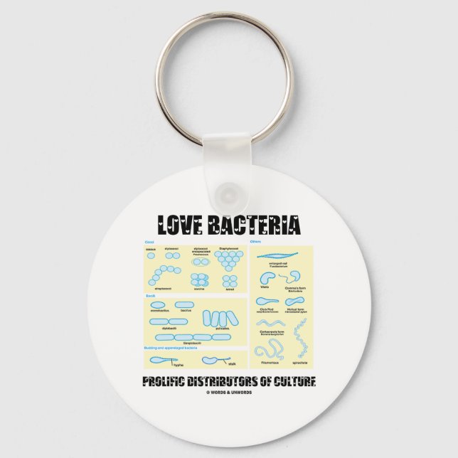 Chaveiro Bacterias Do Amor Distribuidores Prolíficos Da Cul (Frente)