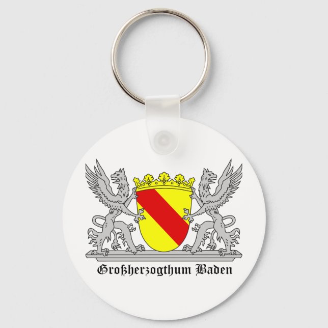 Chaveiro Badischer Greif mi Schrift Großherzogtum Baden (Frente)