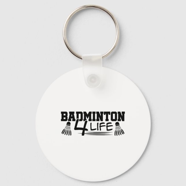 Chaveiro Badminton 4 Life Graphic Badminton Player Shuttle (Frente)
