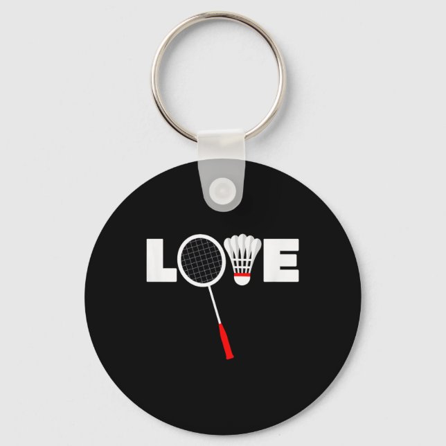 Chaveiro Badminton - Amor (Frente)