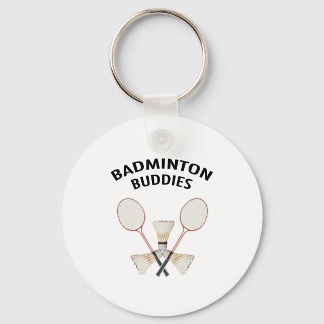 Chaveiro Badminton Buddies (Frente)