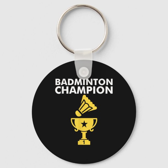 Chaveiro Badminton Champion Birdie Apparel  (Frente)