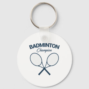 Chaveiro Badminton Champion I Racket I Shuttle I Badminton