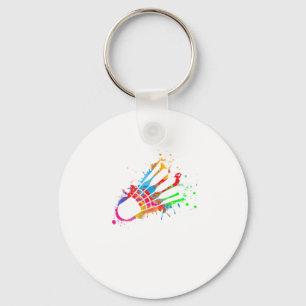 Chaveiro Badminton Colorida Shuttle