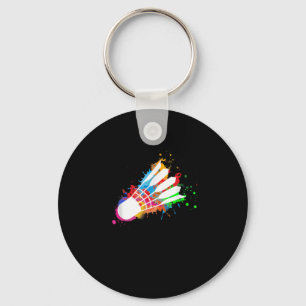 Chaveiro Badminton Colorida Shuttle