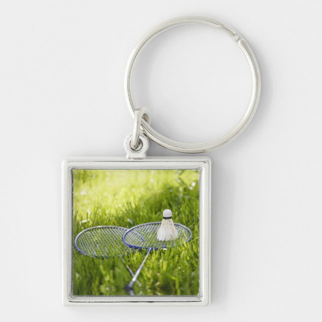 Chaveiro Badminton definido para ir (Frente)