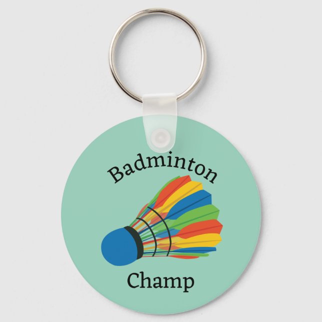 Chaveiro Badminton Design (Frente)