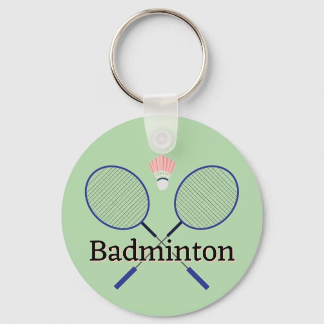 Chaveiro Badminton Design (Frente)