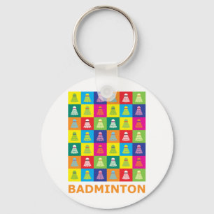 Chaveiro Badminton do pop art
