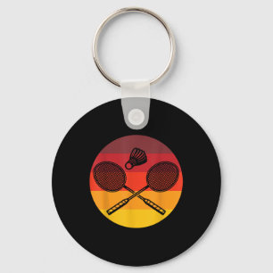 Chaveiro Badminton Graphic Badminton Player Shuttle Sports