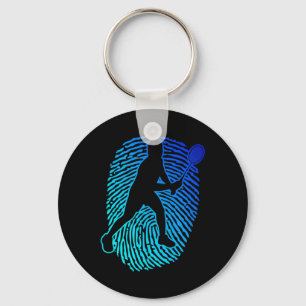 Chaveiro Badminton Jogador de Badminton Squash Peteca