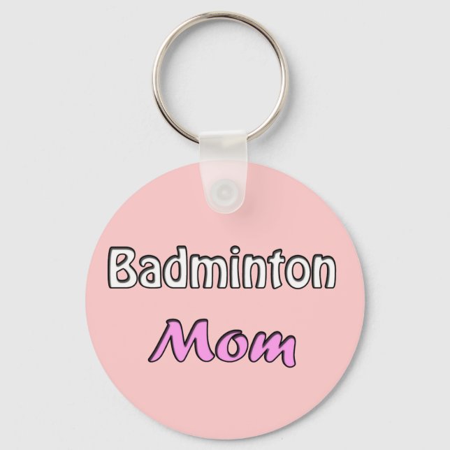 Chaveiro Badminton Mãe (Frente)