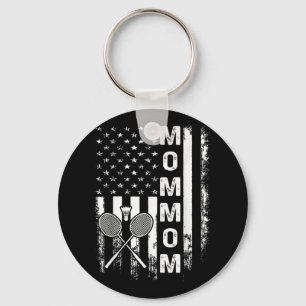 Chaveiro Badminton Mommom Bandeira Americana Natal Vintage 
