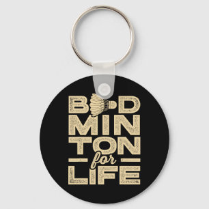 Chaveiro Badminton Para A Vida Do Jogador De Badminton Shut