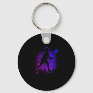 Chaveiro Badminton Player Badminton Womens Shuttle
