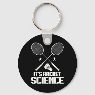 Chaveiro Badminton Racket Science Shuttle Player Badminton