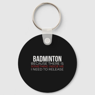 Chaveiro Badminton Racquet Sports Feather Shuttle