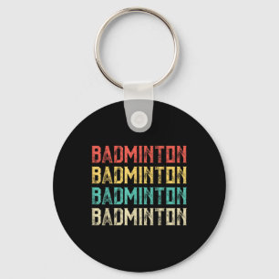 Chaveiro Badminton, Retro Vintage Badminton