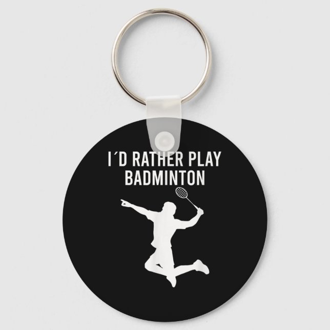 Chaveiro Badminton Shuttle Sayings (Frente)
