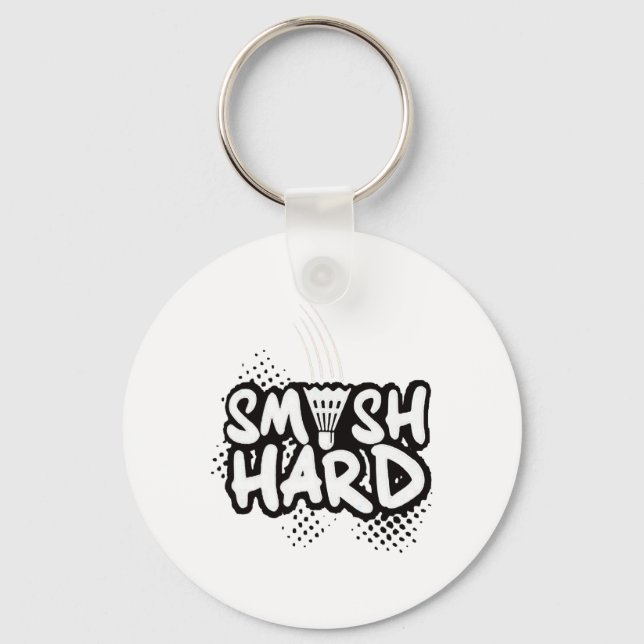 Chaveiro Badminton Smash Duro Champion Gift (Frente)