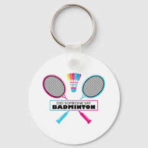 Chaveiro Badminton Sports Hobby Shuttle Retro