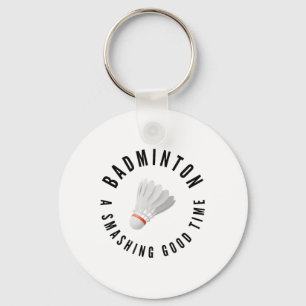 Chaveiro Badminton_ Tempo Esmagadoramente Bom, Peteca de Ba