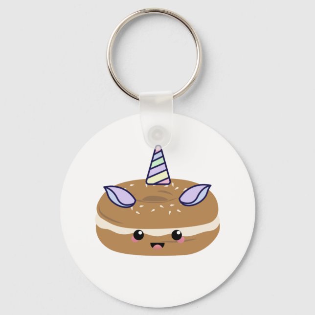 Chaveiro Bagel Unicorn Bagel Buddies (Frente)
