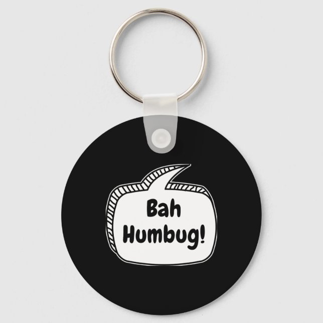 Chaveiro Bah Humbug Speech Bubble T Shirt  (Frente)