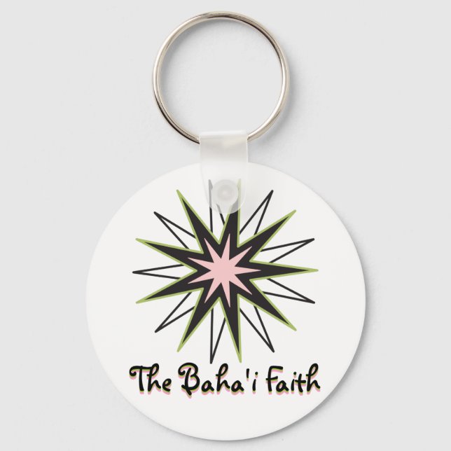 Chaveiro Baha'i Faith Star (Frente)